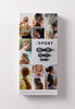 Front cover of Flexi Sport brochure highlighting various colors, hair styles, sizes and functionality.